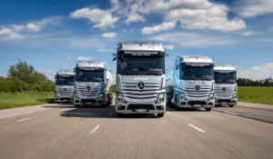 Mercedes Benz GenH2 Trucks Start Customer Trials Amazon Holcim INEOS Air Products Wiedmann and Winz July 2024