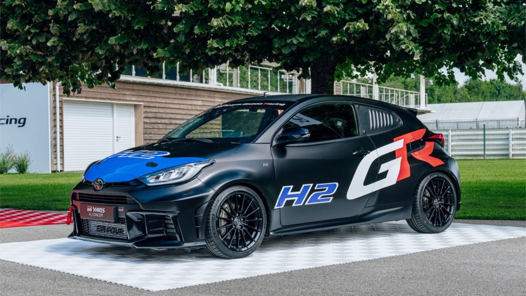 Toyota Gazoo Racing Yaris hydrogen prototype Goodwood Festival of Speed July 2024