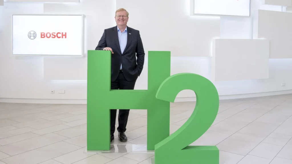 Dr. Stefan Hartung, the chairman of the board of management of Robert Bosch GmbH, says 'Bosch is growing with hydrogen'