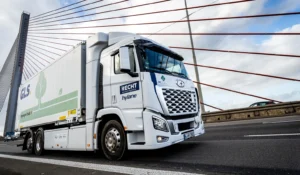 GLS Hyundai Xcient Hydrogen Fuel Cell Truck Trials August 2024 - Driving Hydrogen