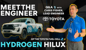 Q&A/Walkaround with Lead Engineer for Toyota's HYDROGEN HILUX Prototype | Driving Hydrogen