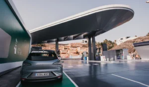 Canary Islands Hyundai NEXO Hydrogen Rental Car Hydrogen Filling Station Fuerteventura September 2024 Driving Hydrogen