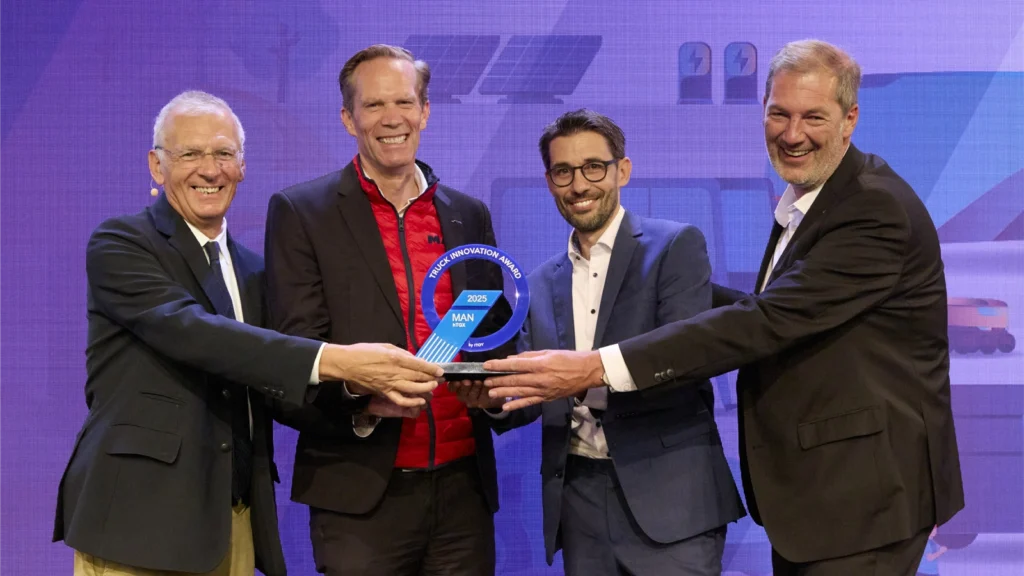 MAN hTGX Hydrogen Combustion Engined Truck Wins IAA International Truck of the Year Truck Innovation Award 2025 - September 2024 Driving Hydrogen img2