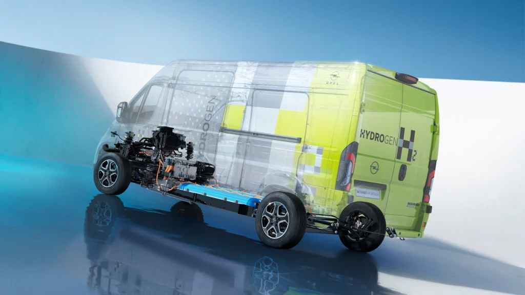 Opel Vauxhall Launched Hydrogen Movano Van at IAA Transportation 2024 Hydrogen System Cutaway - September 2024 Driving Hydrogen