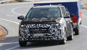 Hyundai NEXO camouflage road testing