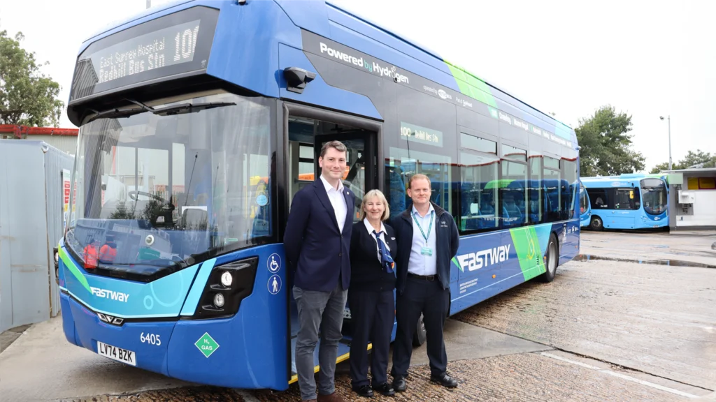 Hydrogen Powered Bus Surrey Wrightbus Key Routes - October 2024 Driving Hydrogen img3