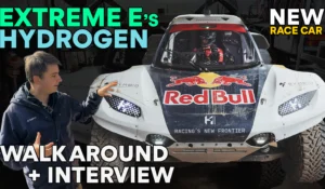 Extreme E's hydrogen fuel cell race car, the Pioneer 25