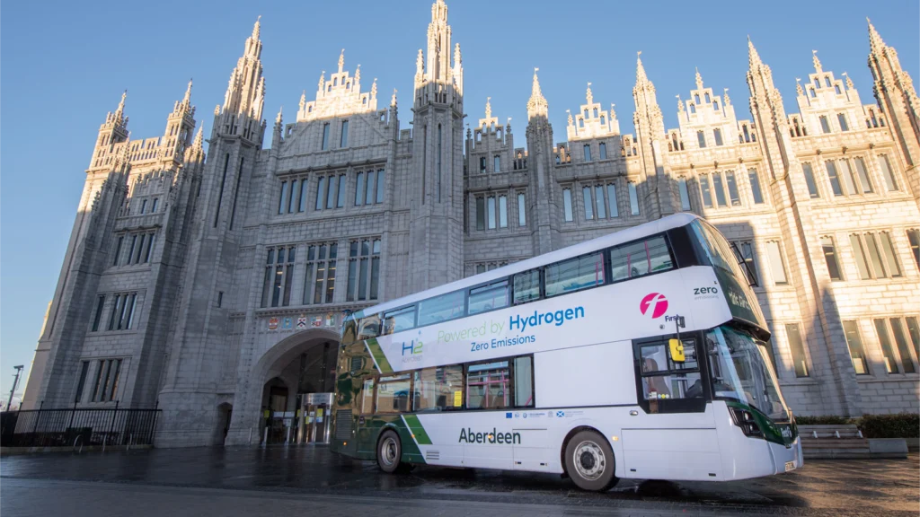 First Bus Aberdeen Hydrogen Bus - November 2024 Driving Hydrogen