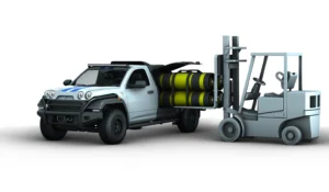 Glickenhaus hydrogen pickup truck with modular refuelling capabilities. (Image: Scuderia Cameron Glickenhaus)