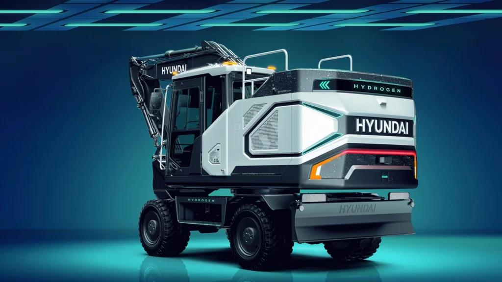 Hyundai Construction Equipment is wheeling out its HW155H hydrogen-powered excavator at Bauma 2025