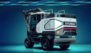 Hyundai Construction Equipment is wheeling out its HW155H hydrogen-powered excavator at Bauma 2025