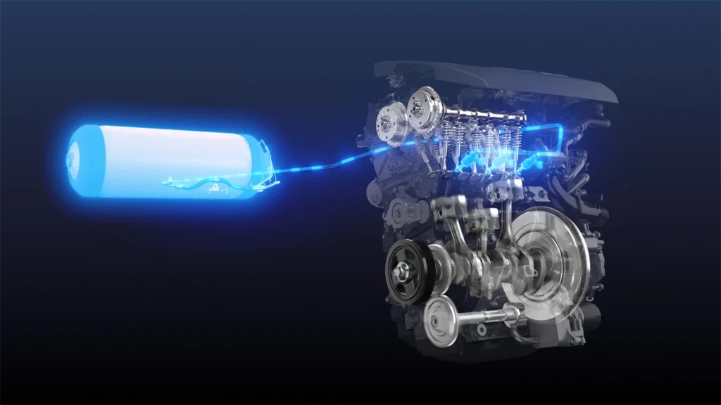 Toyota hydrogen internal combustion engine. (Image: Toyota)