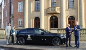 Mayor of Derby gets an official hydrogen car from Toyota