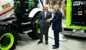 King Charles gives hydrogen diggers Royal blessing at JCB's 80th birthday