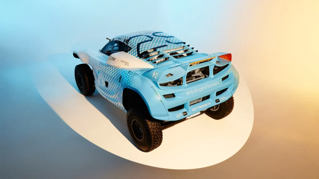 Extreme E's new hydrogen off road racing series: Extreme H. Pioneer 25 hydrogen fuel cell racing car. (Image: Extreme H)