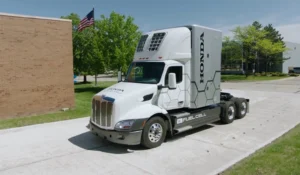 Honda's class 8 hydrogen fuel cell truck concept. (Image: Honda)