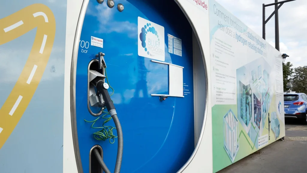 An Air Liquide hydrogen filling station in the centre of Paris. (Image: Alamy)