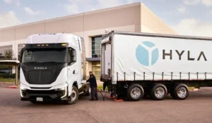Nikola Tre hydrogen fuel cell truck. (Image: Nikola)
