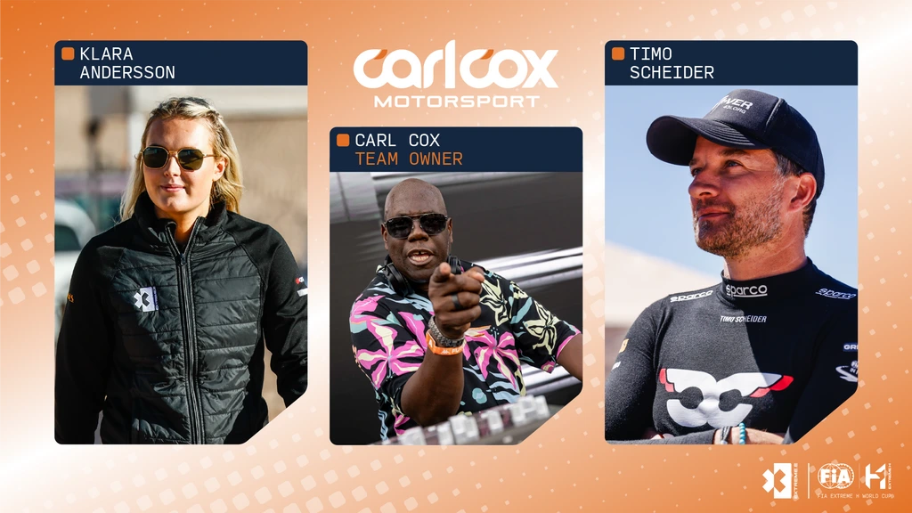 Carl Cox Motorsport reveals Klara Andersson and Timo Scheider as Extreme H drivers