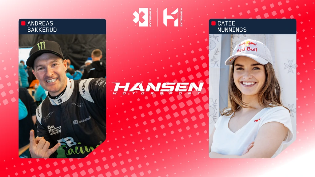 Hansen Motorsport names Andreas Bakkerud and Catie Munnings for Extreme H season
