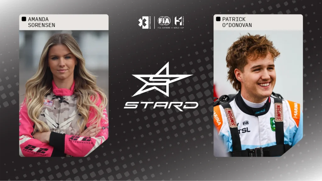 Amanda Sorensen and Patrick O’Donovan confirmed as drivers for STARD Extreme H team