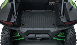 Rear cargo area of Kawasaki Teryx H2 hydrogen off-road vehicle
