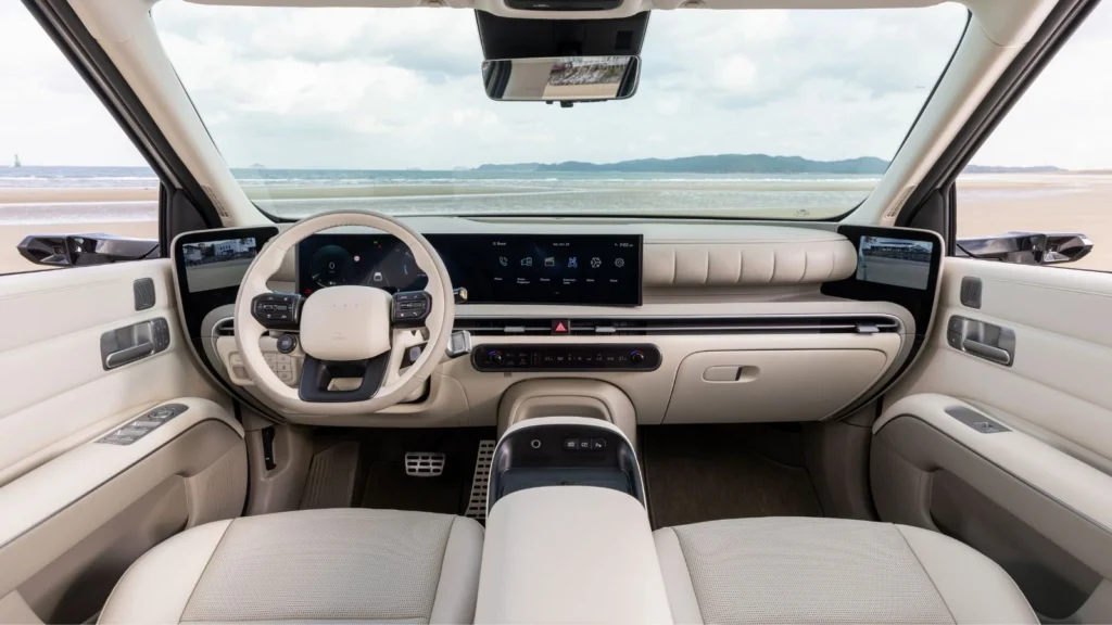 Interior of Hyundai NEXO 2025 FCEV