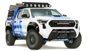 Toyota Tacoma H2-Overlander Concept front view showing hydrogen off-road design